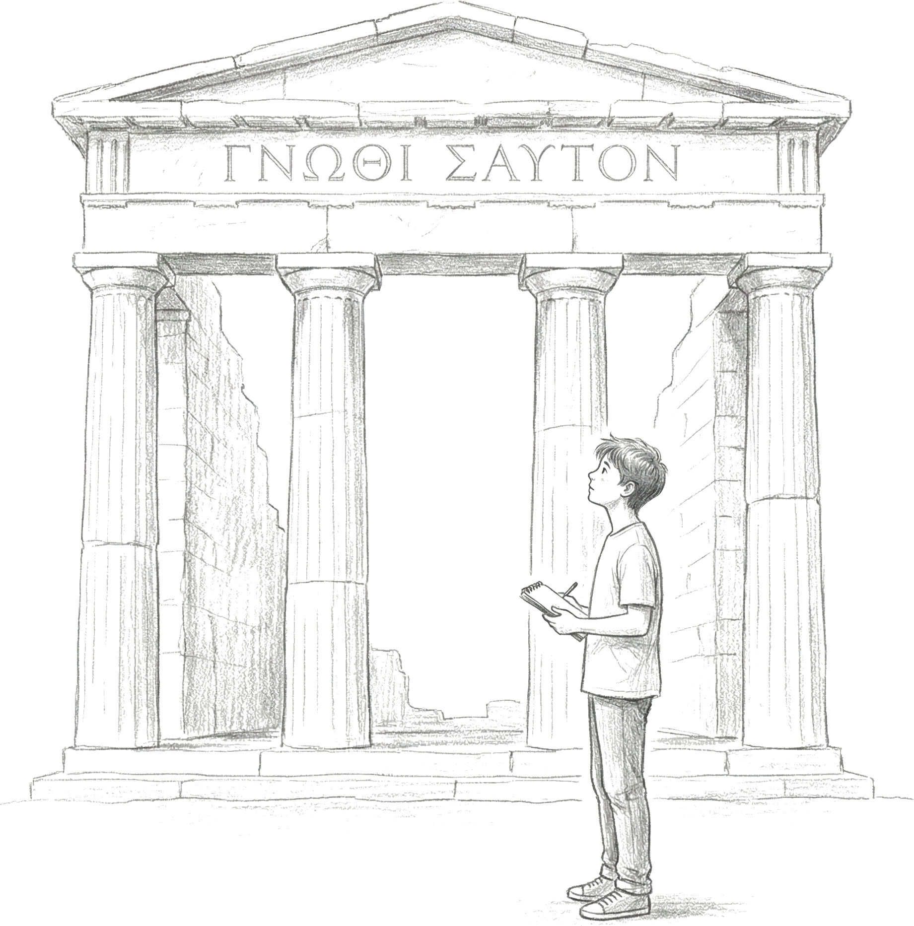 그리스 신전 - 너 자신을 알라